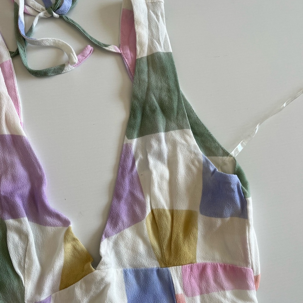 Princess Polly Multicolor Patchwork Mini Dress - image 5